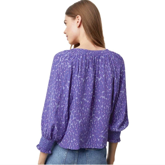 RAILS MARIAH LAVENDER LEOPARD PRINT. SIZE S - Picture 2 of 8